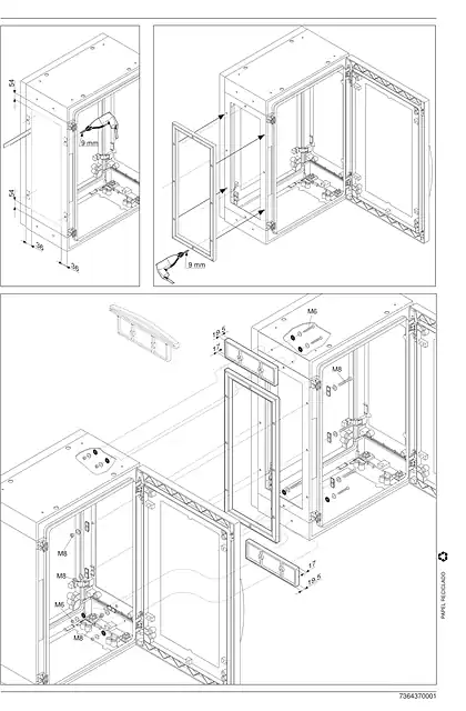 schneider施耐德PanelSeT PLA - trim kit for horizontal coupling for PLA _mounting - User guide